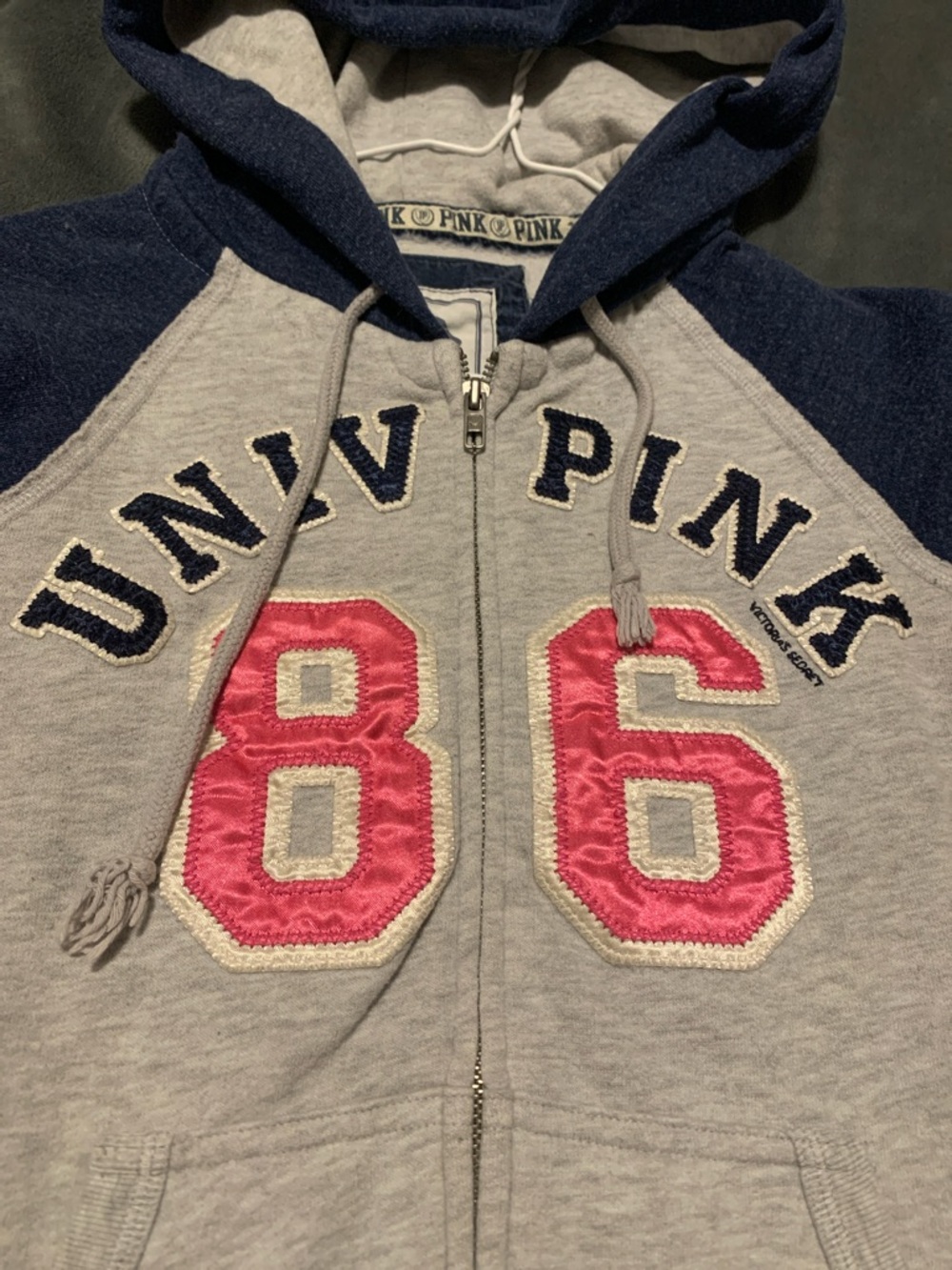 Vintage Univ Pink zip up - Picture 3 of 10